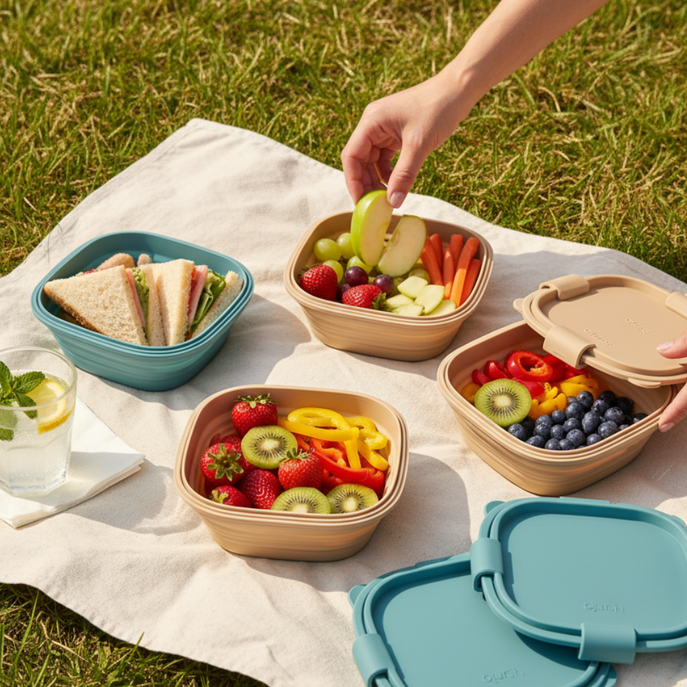 Collapsible Silicone Box (Pack of 3)