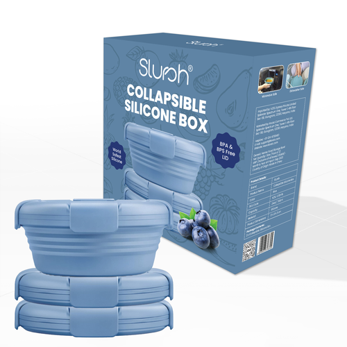 Collapsible Silicone Box (Pack of 3)
